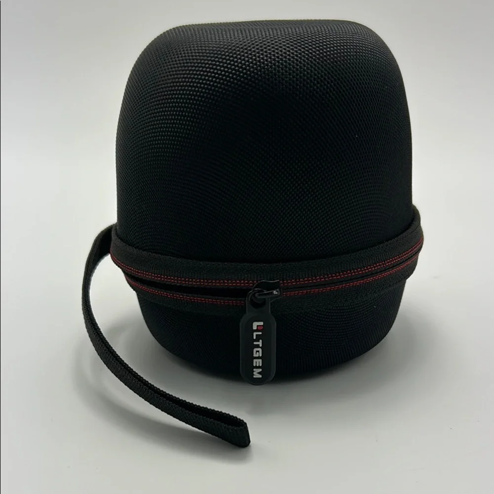 Hard Case For Small Bluetooth Camera Lens Black Zip Close LTGEM
